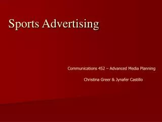 Sports Advertising