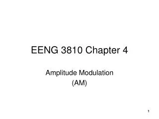 EENG 3810 Chapter 4