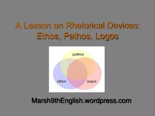 A Lesson on Rhetorical Devices: Ethos, Pathos, Logos