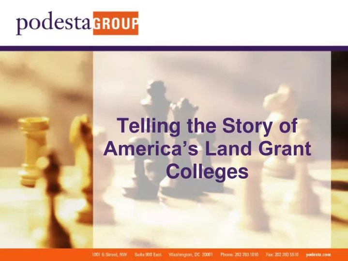 telling the story of america s land grant colleges