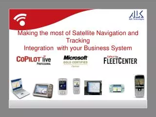 Making the most of Satellite Navigation and Tracking Integration with your Business System