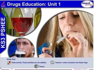 Drugs Education: Unit 1