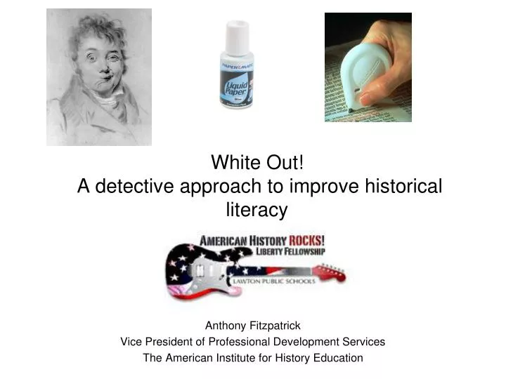 white out a detective approach to improve historical literacy