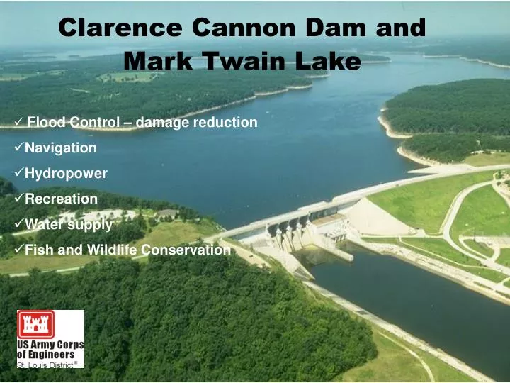 clarence cannon dam and mark twain lake