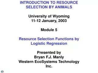 Module 2 Logistic Regression