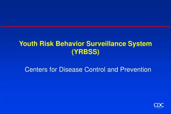 youth risk behavior surveillance system yrbss