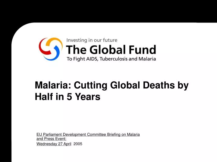 malaria cutting global deaths by half in 5 years