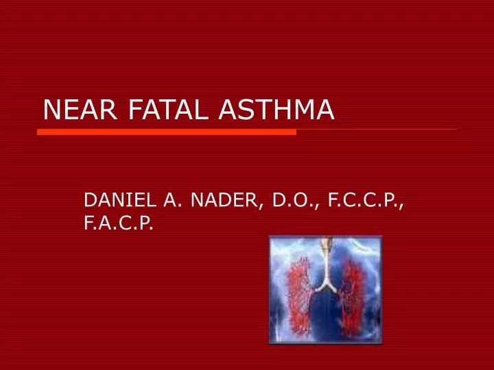 near fatal asthma