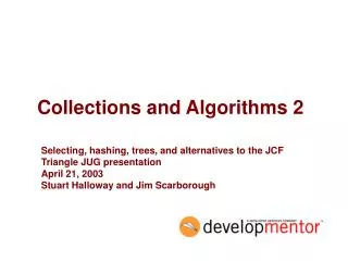 Collections and Algorithms 2