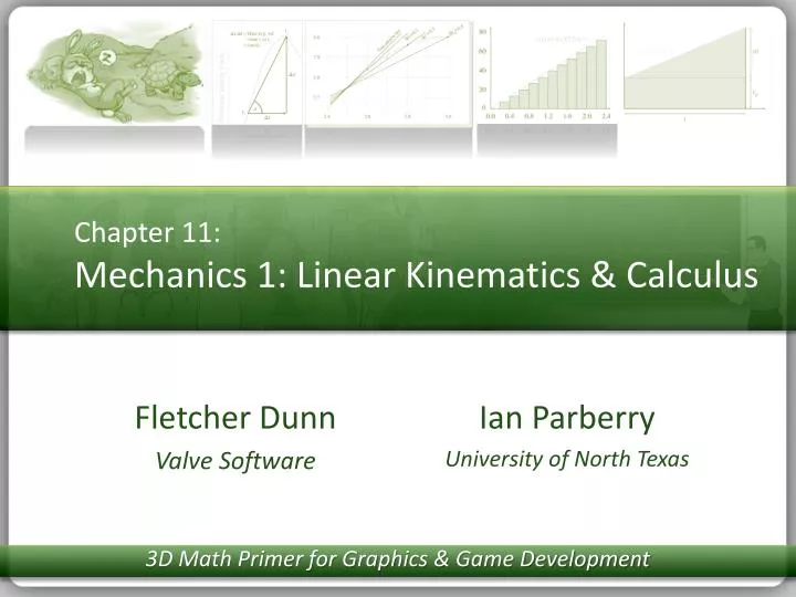 chapter 11 mechanics 1 linear kinematics calculus
