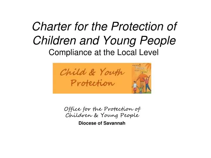 charter for the protection of children and young people compliance at the local level