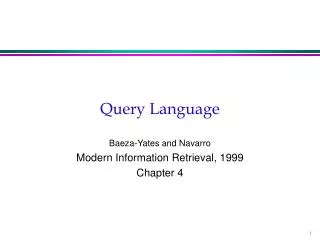 Query Language