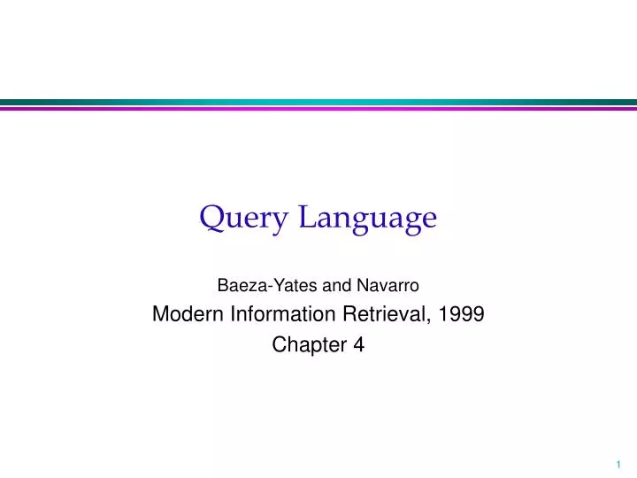 query language
