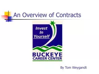 An Overview of Contracts