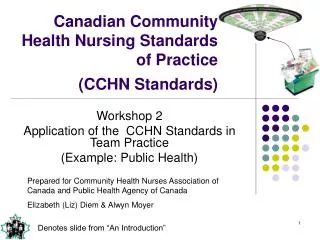 Canadian Community Health Nursing Standards of Practice (CCHN Standards)