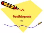 Parallelograms - slide 1