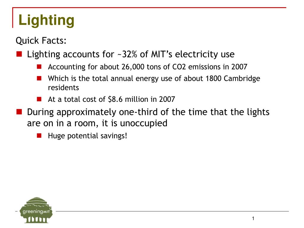 PPT - Lighting PowerPoint Presentation, free download - ID:1014068