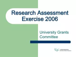 Research Assessment Exercise 2006