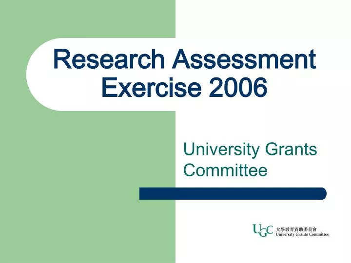 research assessment exercise 2006