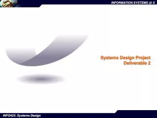 Systems Design Project Deliverable 2