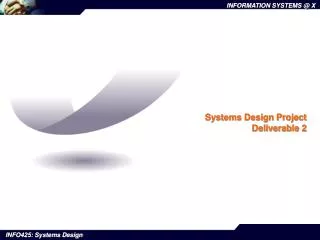 systems design project deliverable 2