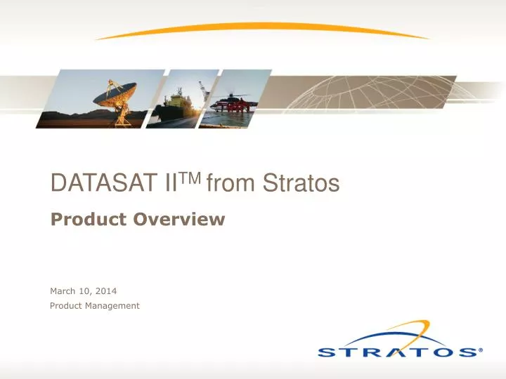 datasat ii tm from stratos