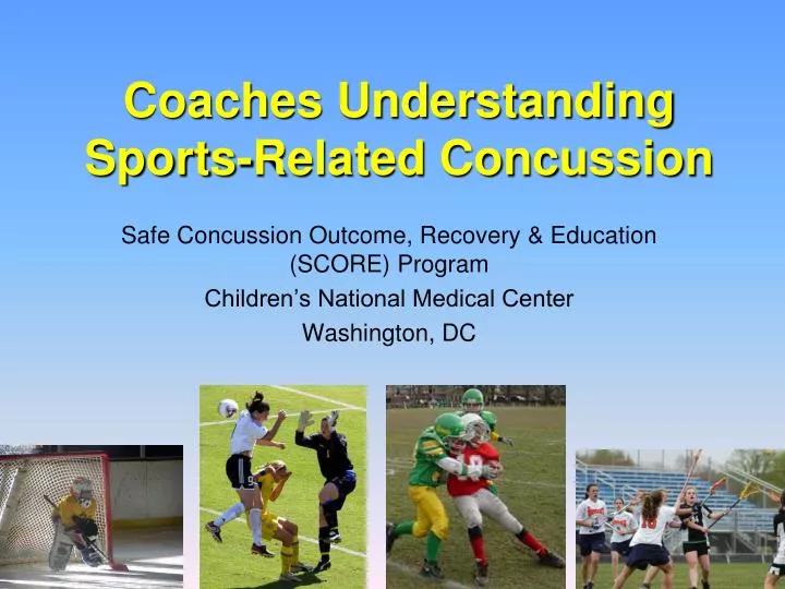 coaches understanding sports related concussion