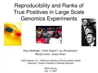 Reproducibility and Ranks of True Positives in Large Scale Genomics Experiments