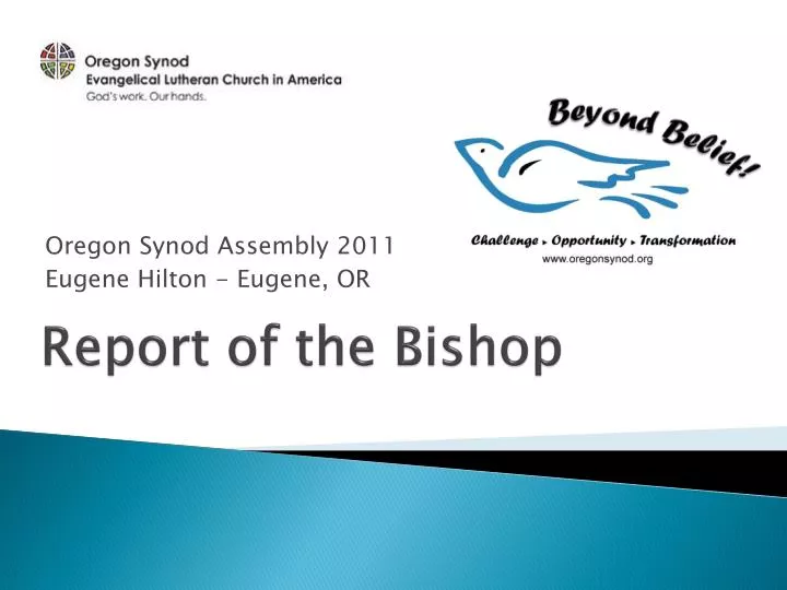 report of the bishop