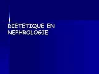 dietetique en nephrologie