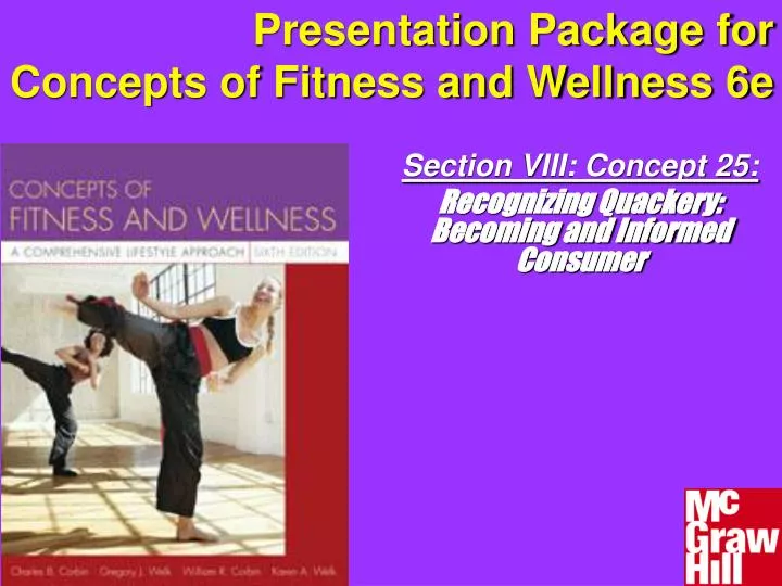 presentation package for concepts of fitness and wellness 6e