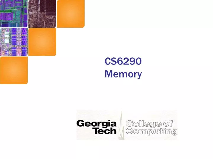 cs6290 memory