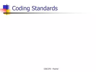 Coding Standards