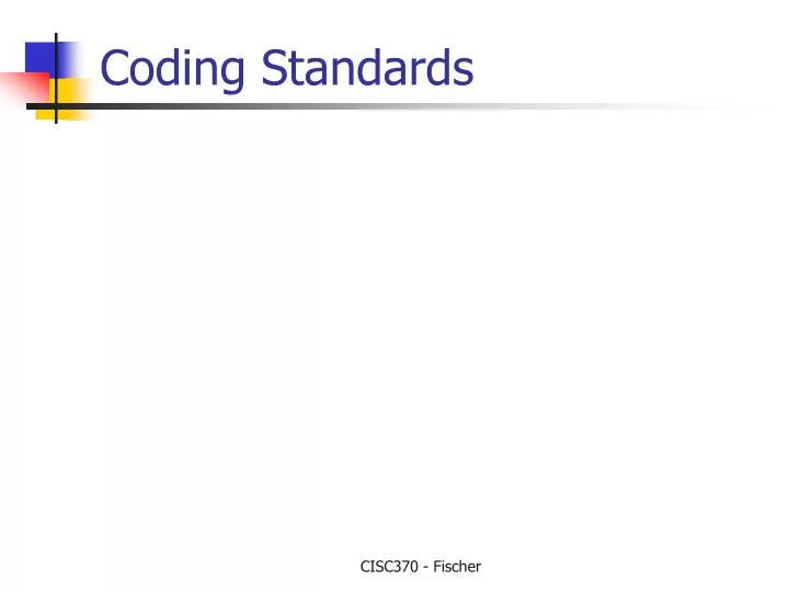 coding standards