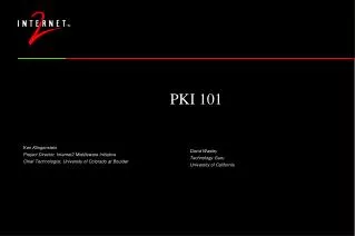 PKI 101