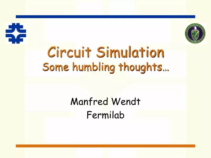 circuit simulation some humbling thoughts