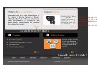 Linked to content in slide 2