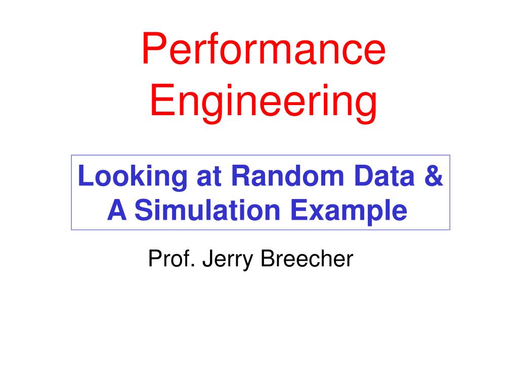 PPT - Performance Engineering PowerPoint Presentation, free download ...