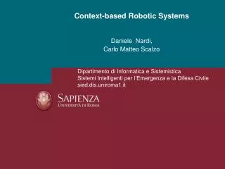 Context-based Robotic Systems