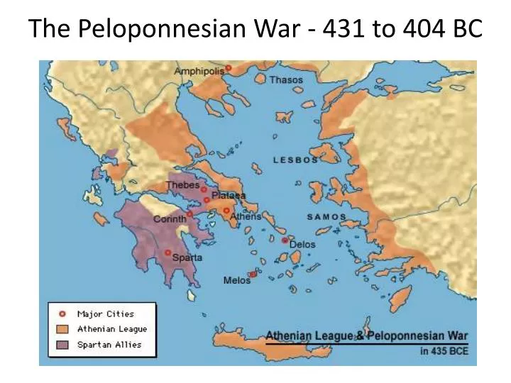 the peloponnesian war 431 to 404 bc