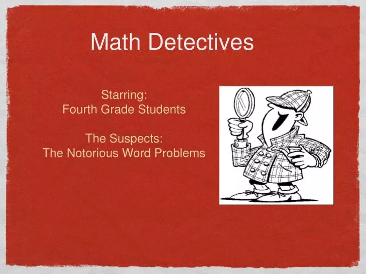 math detectives
