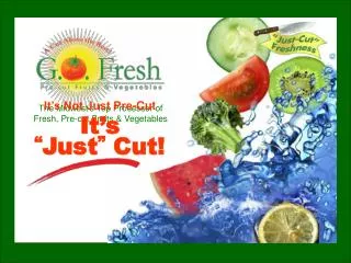 The Midwest’s Top Processor of Fresh, Pre-cut Fruits &amp; Vegetables