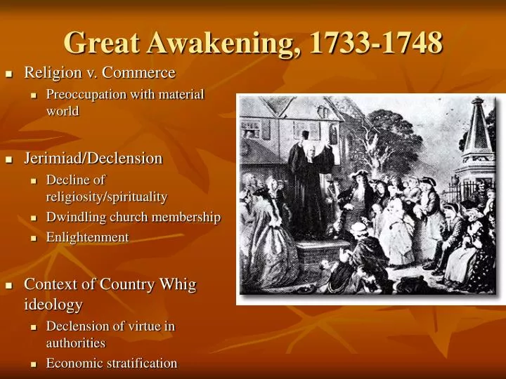 great awakening 1733 1748