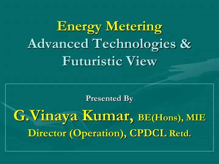 energy metering advanced technologies futuristic view