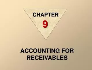 ACCOUNTING FOR RECEIVABLES