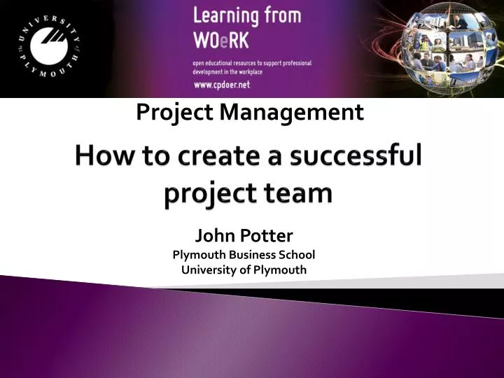 how to create a successful project team