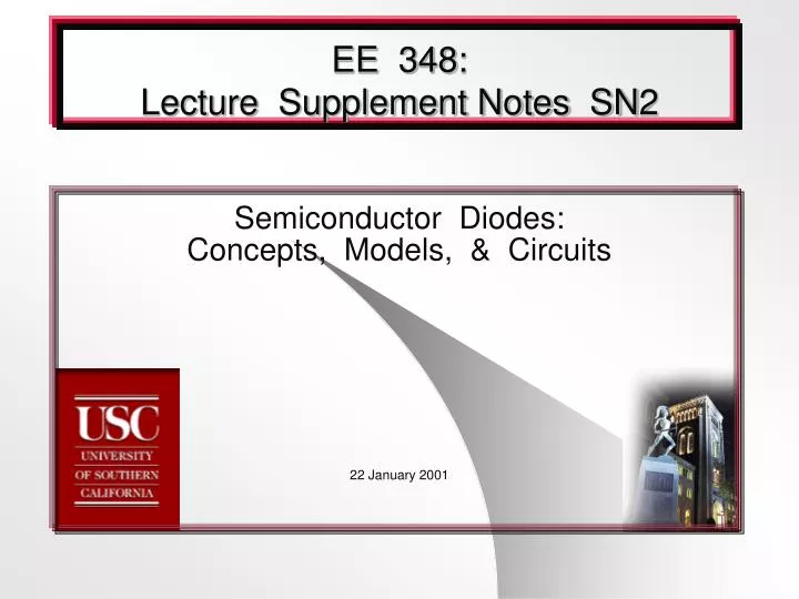 ee 348 lecture supplement notes sn2