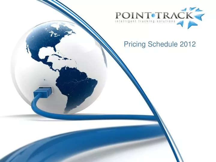 pricing schedule 2012