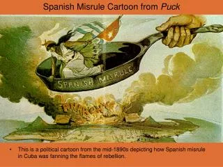 Spanish Misrule Cartoon from Puck