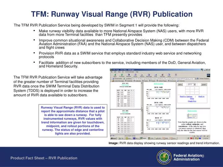 tfm runway visual range rvr publication